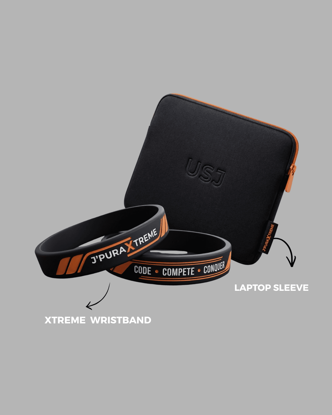 Lapcase + Bangle Combo — Black/Standard
